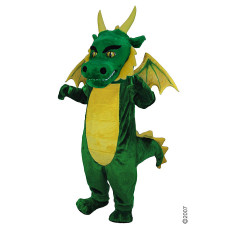 Green Dragon Mascot Costume T0211 Green Dragon Mascot Costume T0211