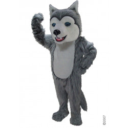 Grey Baby Husky Dog Mascot Costume T0079