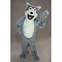 Grey Husky Dog Mascot Costume 25121