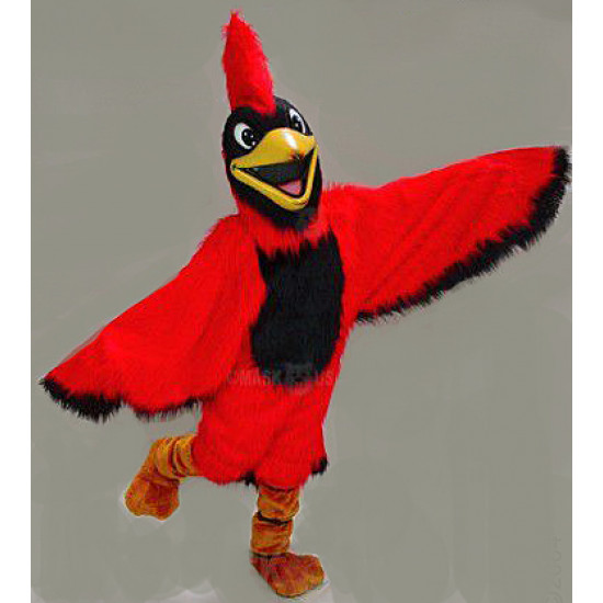 Happy Red Cardinal Mascot Costume 42046 Happy Red Cardinal Mascot Costume 42046