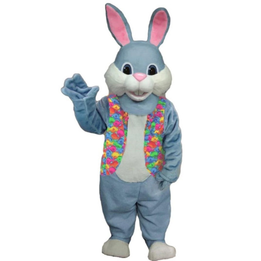 Blue Bunny Mascot Costume 45010