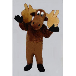 Cartoon Moose Mascot Costume 48156