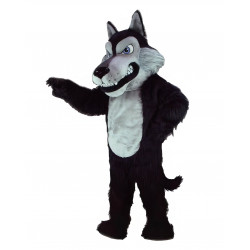 Black Wolf Mascot Costume 45148 Black Wolf Mascot Costume 45148