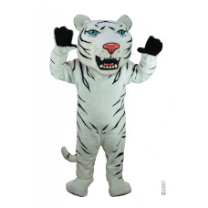 Albino Tiger Mascot Costume T0010 Albino Tiger Mascot Costume T0010