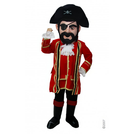 Captain Jack Mascot Costume T0295