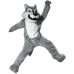 Grey Wolf Mascot Costume 45147 Grey Wolf Mascot Costume 45147