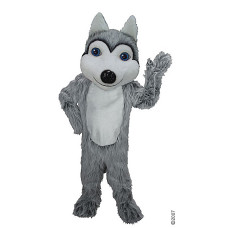 Friendly Husky Dog Mascot Costume T0078 Friendly Husky Dog Mascot Costume T0078