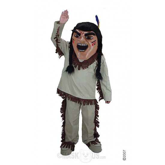 Native American Indian Brave Mascot Costume T0302