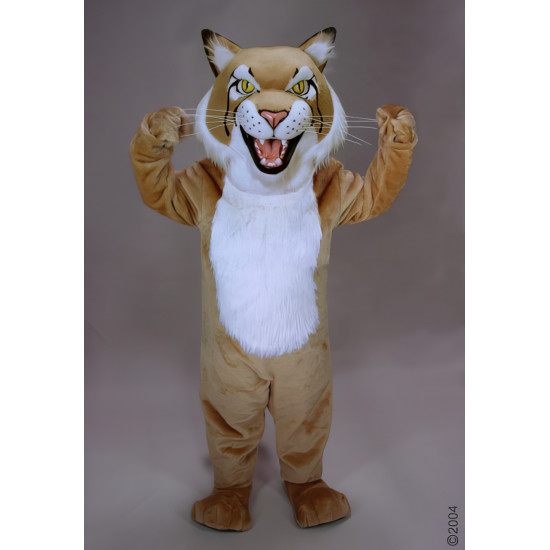 Tan Bobcat Mascot Costume 43705