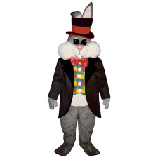 Bunny in Jacket and Hat Mascot Costume 1110DD-Z Bunny in Jacket and Hat Mascot Costume 1110DD-Z