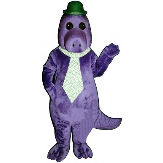 Jake The Saurus w/Hat & Tie Mascot Costume 113JA-Z 
