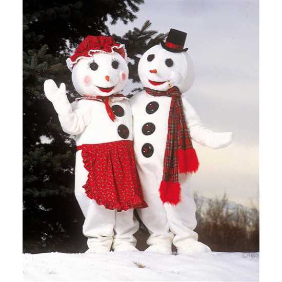 Mr. Snowman Mascot Costume 119 