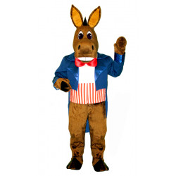 Patriotic Donkey Mascot Costume 1516DD-Z 
