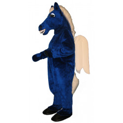 Blue Pegasus Horse Mascot Costume 1525B-Z Blue Pegasus Horse Mascot Costume 1525B-Z