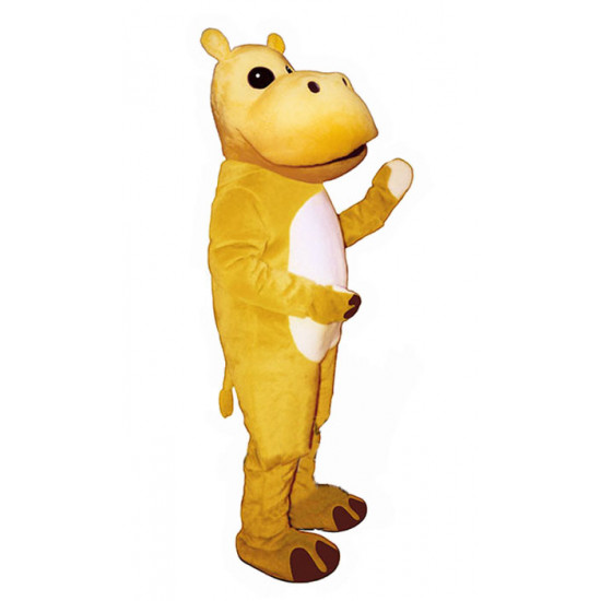 Yellow Hippo Mascot Costume 1637-Z 