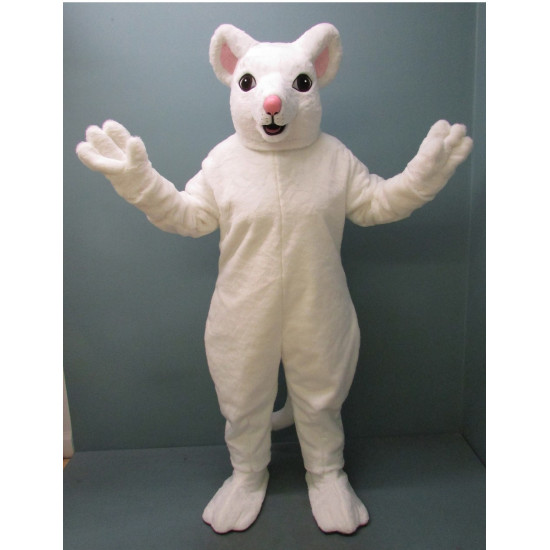 White Mouse Mascot Costume 1801-Z