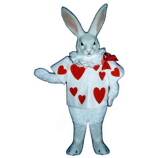 White Rabbit with Jacket Mascot Costume 2501WA-Z 