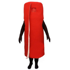 Rolled Red Carpet (Bodysuit not included) Mascot Costume FC103-Z Rolled Red Carpet (Bodysuit not included) Mascot Costume FC103-Z