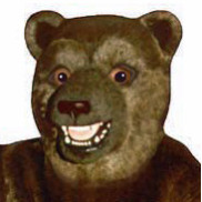 Snarling Bear Mascot Costume 250-Z 