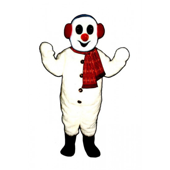 Snowman w/Earmuffs & Scarf Mascot Costume 2703A-Z 