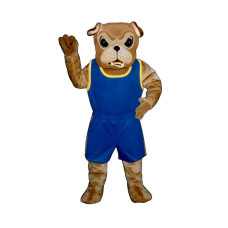 Bullie Bulldog With Jogging Suit Mascot Costume 805A-Z Bullie Bulldog With Jogging Suit Mascot Costume 805A-Z