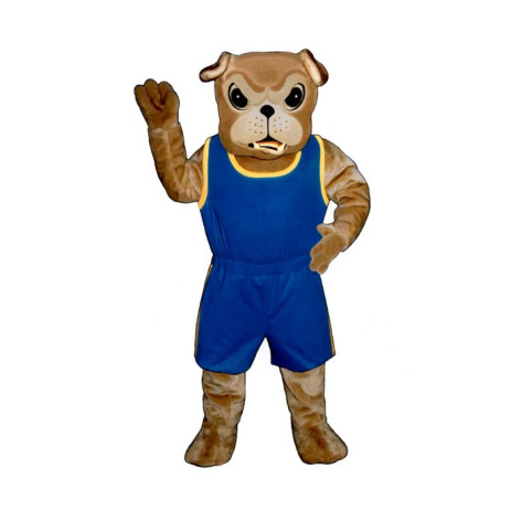 Bullie Bulldog With Jogging Suit Mascot Costume 805A-Z 