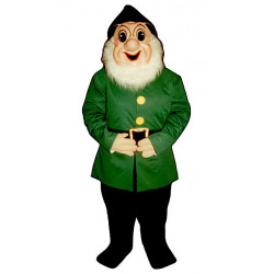 Christmas Elf with Glasses Mascot Costume 1201DD-Z 