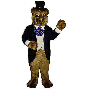 Theodore Bruin Bear with Tuxedo Mascot Costume 243DD-Z 