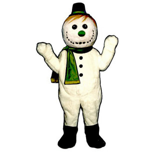 Flakey Snowman w/Hat & Scarf Mascot Costume 2706A-Z