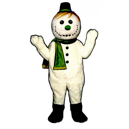 Flakey Snowman w/Hat & Scarf Mascot Costume 2706A-Z