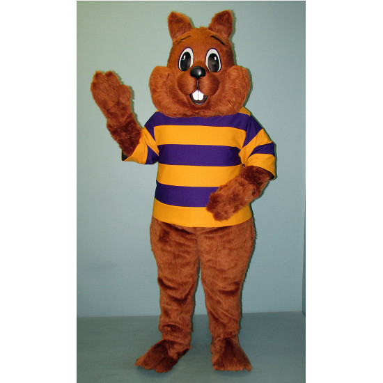 Sunny Squirrel with Shirt Mascot Costume 2814A-Z 