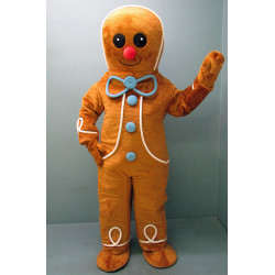 Gingerbread Boy Mascot Costume 2941-Z Gingerbread Boy Mascot Costume 2941-Z