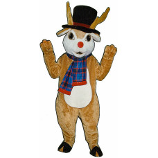 Danny Deer w/Hat & Scarf Mascot Costume 3102A-Z Danny Deer w/Hat & Scarf Mascot Costume 3102A-Z