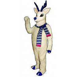 Snow Deer With Scarf Mascot Costume 3108A-Z Snow Deer With Scarf Mascot Costume 3108A-Z