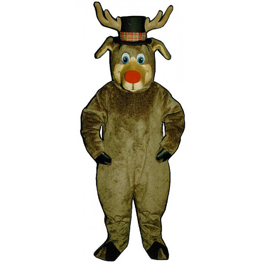 Roscoe Reindeer w/Halter & Hat Mascot Costume 3110HA-Z 