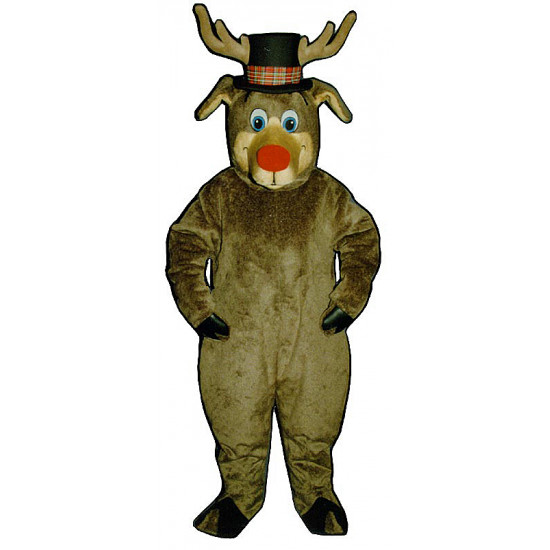 Roscoe Reindeer With Hat Mascot Costume 3110HA-Z 