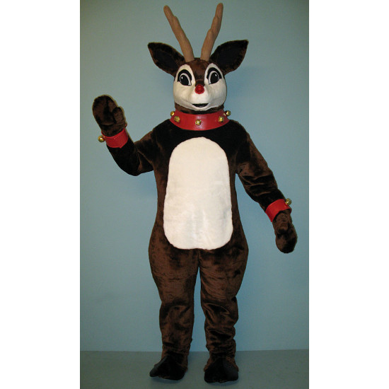 Blinker Deer w/ Lit-Up Nose, Collar & Cuffs Mascot Costume 3112A-Z 