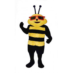 Sunny Bee with Glasses Mascot Costume 321A-Z Sunny Bee with Glasses Mascot Costume 321A-Z