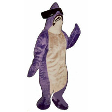 Purple Killer Shark Mascot Costume 3312KK-Z
