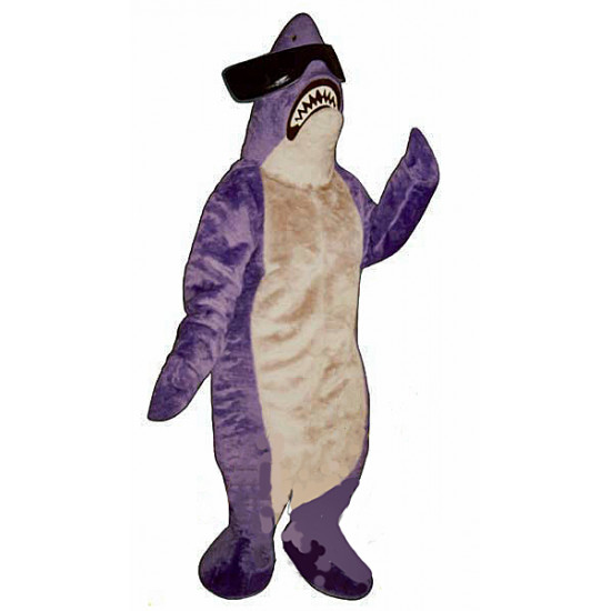 Purple Killer Shark Mascot Costume 3312KK-Z