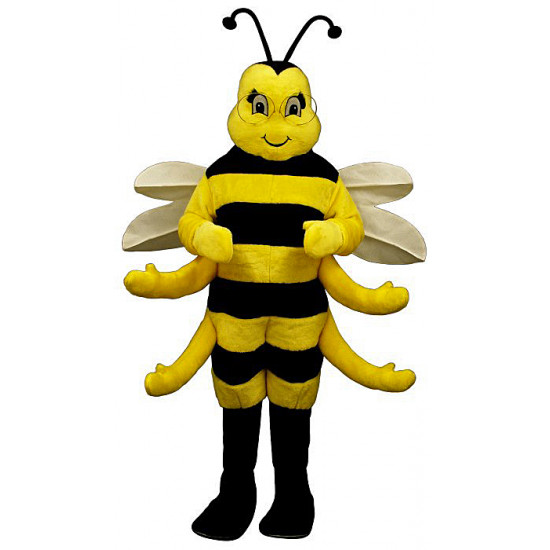 Royal Bee Mascot Costume 333-Z 