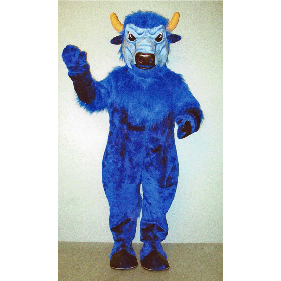 Blue Bison Mascot Costume 713B-Z 