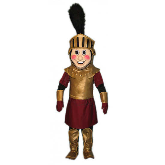 Knight Mascot Maroon and Gold Costume MM25G-Z 