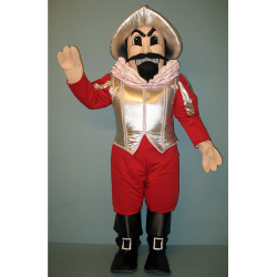 Red Conquistador Mascot Costume MM29-Z  Red Conquistador Mascot Costume MM29-Z
