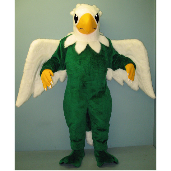 Green and White Griffin Mascot Costume MM41-Z 