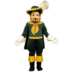 Calvin Cavalier Mascot Costume MM60-Z  Calvin Cavalier Mascot Costume MM60-Z