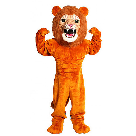 Super Power Cat Lion Mascot Costume 656 