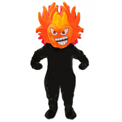 FLAME ON FIRE MASCOT COSTUME #MM 108