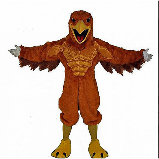 Mighty Golden Eagle Mascot Costume 671