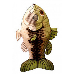 Large Mouth Bass Mascot Costume FC99-Z Large Mouth Bass Mascot Costume FC99-Z